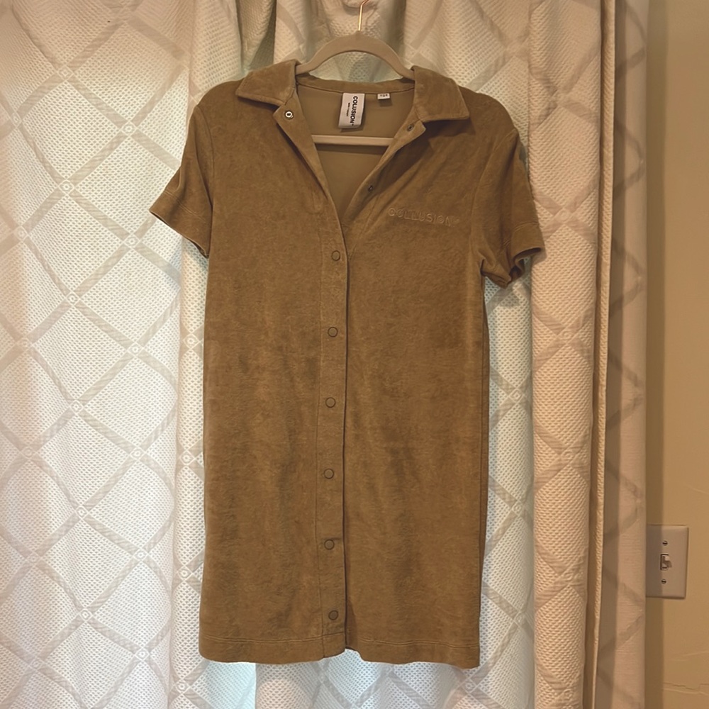 Collusion terry dress size S US 2